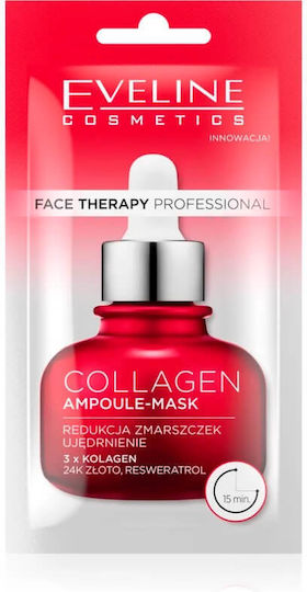 Eveline Face Therapy Professional Collagen Μάσκα Ομορφιάς Προσώπου για Σύσφιξη 8ml