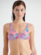 Purple Tropics Bikini Μπουστάκι Floral Λιλά