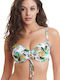 Erka Mare Padded Underwire Bikini Bra with Adjustable Straps Multicolour Floral