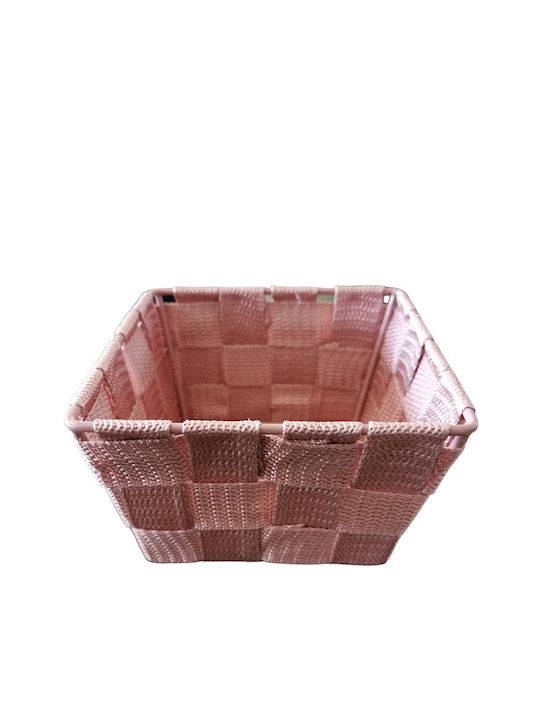 Cyclops Καλάθι Αποθήκευσης Υφασμάτινο Ροζ 14x14x9cm