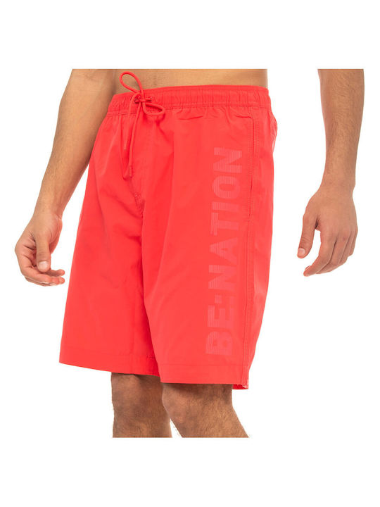 Be:Nation Men's Swimwear Bermuda Red