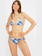 Bikini Τριγωνάκι Floral Μπλε