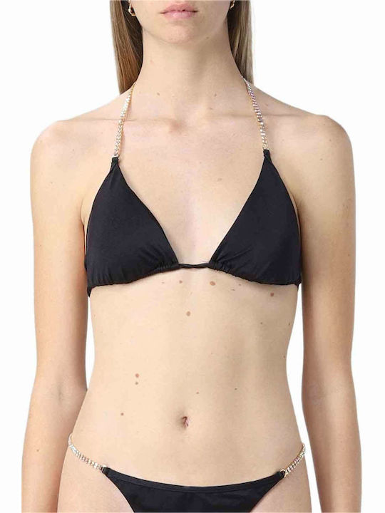 Chiara Ferragni Triangle Bikini Top Black