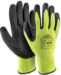 Active Gear Latex Safety Gloves Yellow