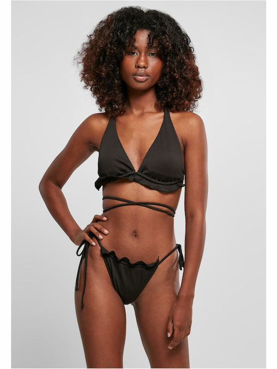 Set Bikini Τριγωνάκι & Brazil Μαύρο
