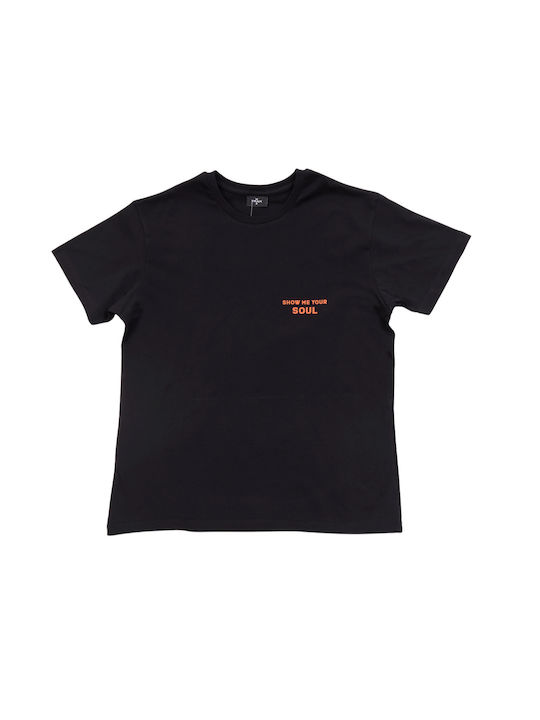 Trax Kinder-T-Shirt Schwarz