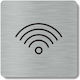 Sign Aluminum "WiFi" HTA86 1pcs