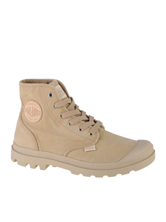 Palladium Pampa Hi Ανδρικά Μποτάκια Μπεζ