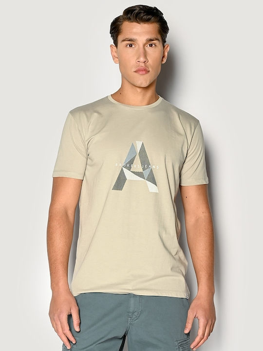 Brokers Jeans Men's Short Sleeve T-shirt Gray