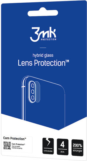3MK Lens Protection Camera Protection Tempered Glass Transparent for the Redmi A1 / A1+ / A2 / A2+