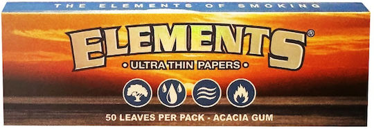 Elements Листчета за свиване на цигари Extra Slim 50 листове 1бр