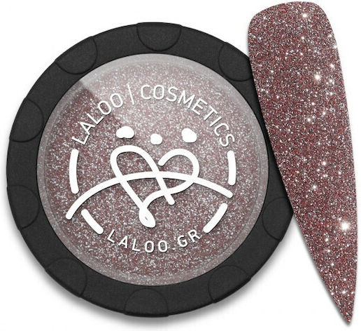 Laloo Cosmetics Decorating Powder for Nails in Red Color