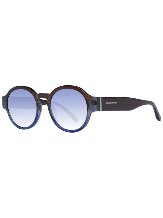 Scotch & Soda Sunglasses with Multicolour Acetate Frame and Light Blue Gradient Lenses SS7020 101