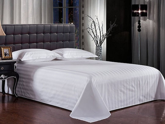 Hotelbettlaken Weiß Doppel 240x290cm 1Stück