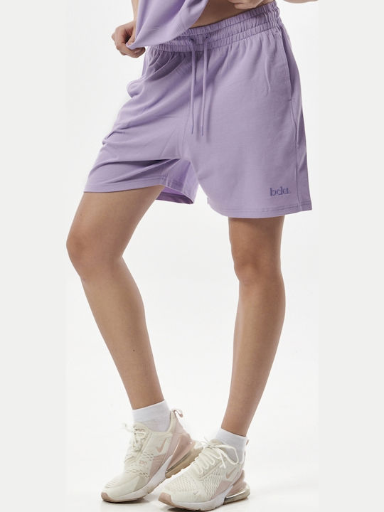 Body Action 031327 Damen Sportliche Bermuda Lila