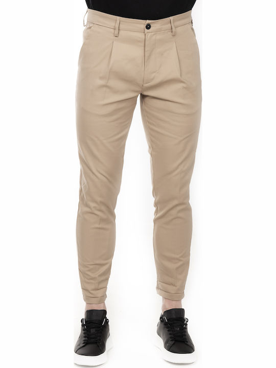 Scinn Matteo 123 Trousers in Skinny Fit Beige