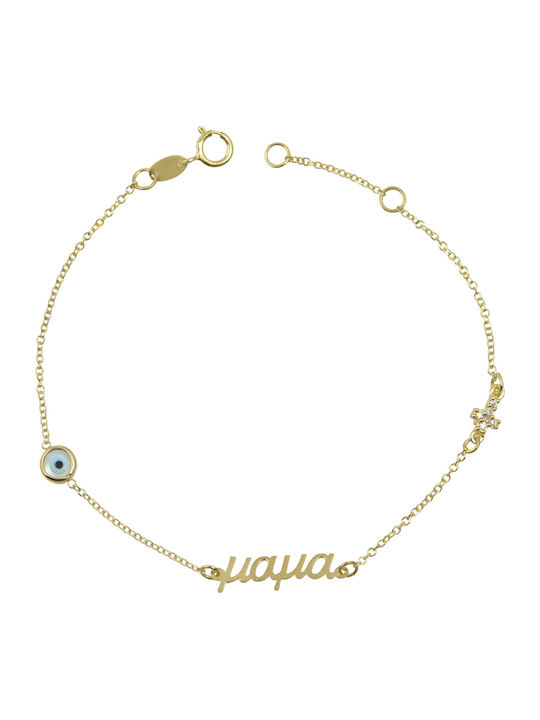 Sava Jewellery Γυναικείο Βραχιόλι από Χρυσό 9Κ