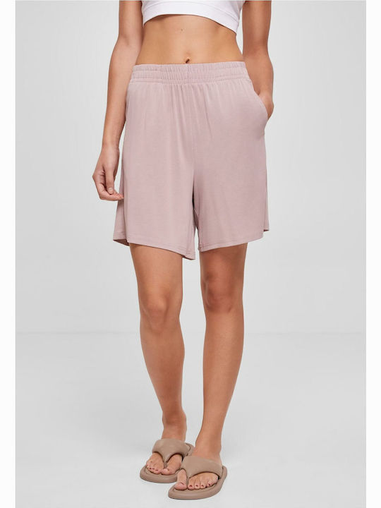 Urban Classics TB4362 Women's Bermuda Shorts Pink