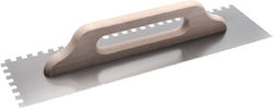 Come Σπάτουλα Μεταλλική Οδοντωτή 500x140mm με Ξ...