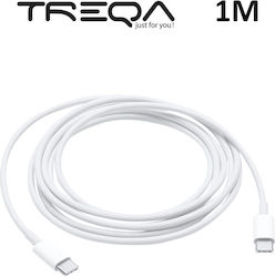Treqa USB 2.0 USB-C männlich - USB-C 1m (CA-1015) Treqa USB 2.0 USB-C männlich - USB-C 1m (CA-1015)