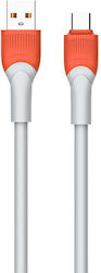 Ldnio LS601 USB 3.0 Cable USB-C male - USB-A 30W Λευκό 1m