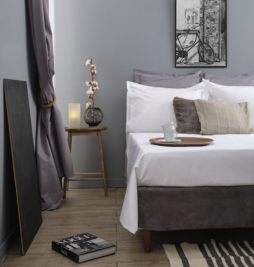 Cokitex Coki Hotel Sheet White King Size 265x280cm 100% Cotton 1pcs
