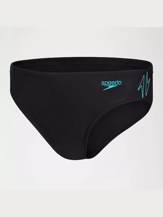 Speedo Παιδικό Μαγιό Σλιπ Κολύμβησης Μαύρο