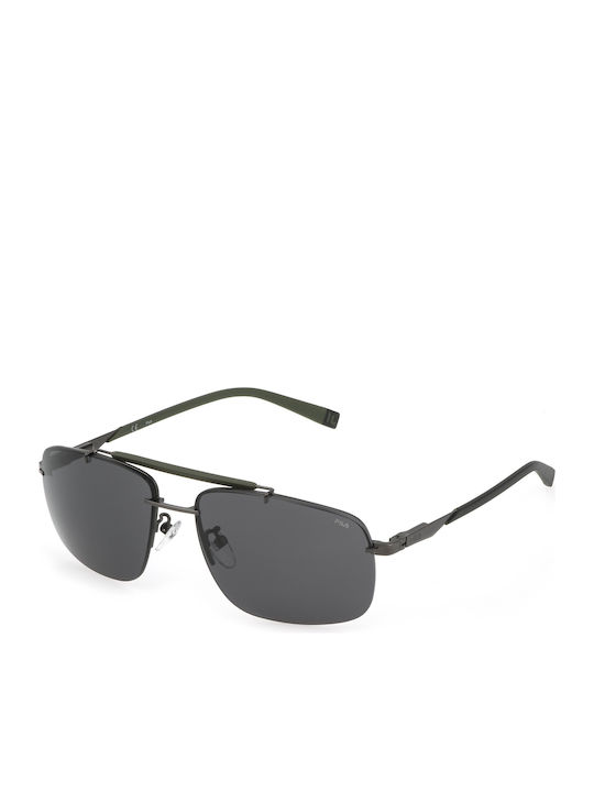 FILA Men's Sunglasses with Gray Metal Frame and...