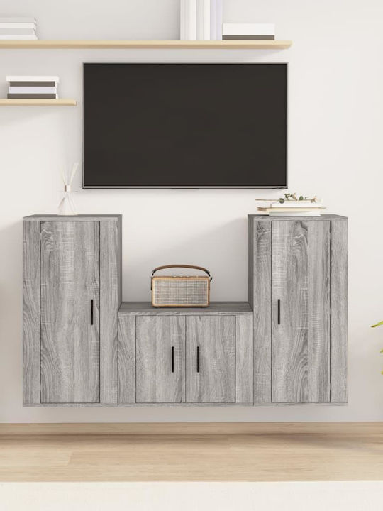 Living Room TV Unit Grey Sonoma L40xW34.5cm