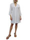 Shirt - caftan cotton short white White