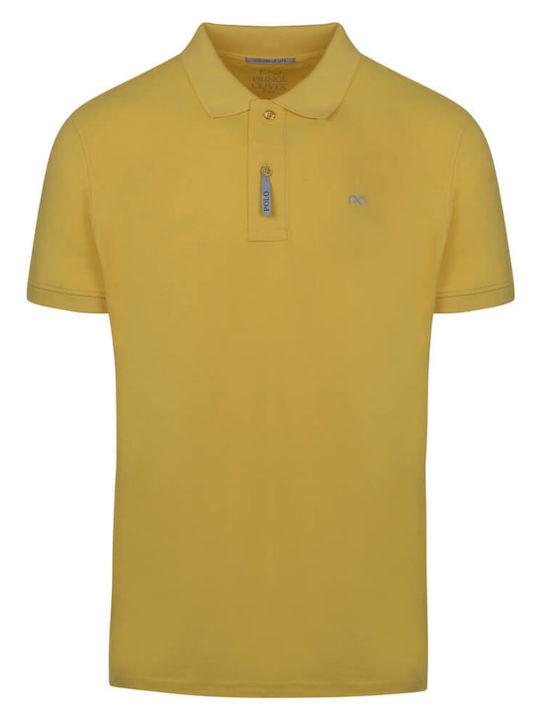 Prince Oliver Ανδρικό T-shirt Polo Κίτρινο