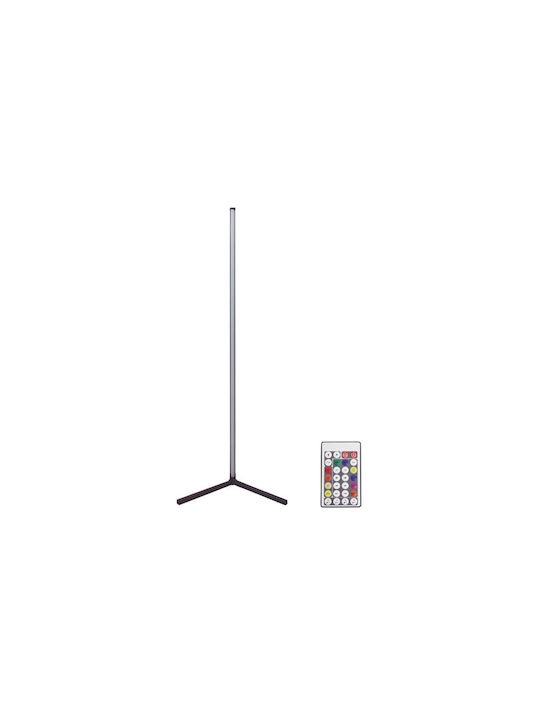 GSC LED Floor Lamp H156.2cm. with RGB Light 240lm Black