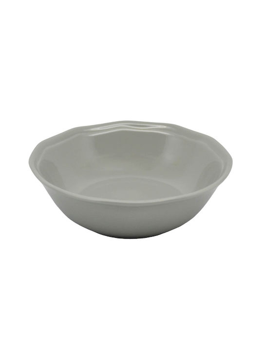 Ankor Premium Classic Porcelain Salad Bowl Gray 23x23cm