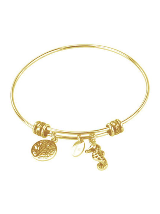 Natalie Gersa Bracelet Handcuffs made of Steel Gold Plated