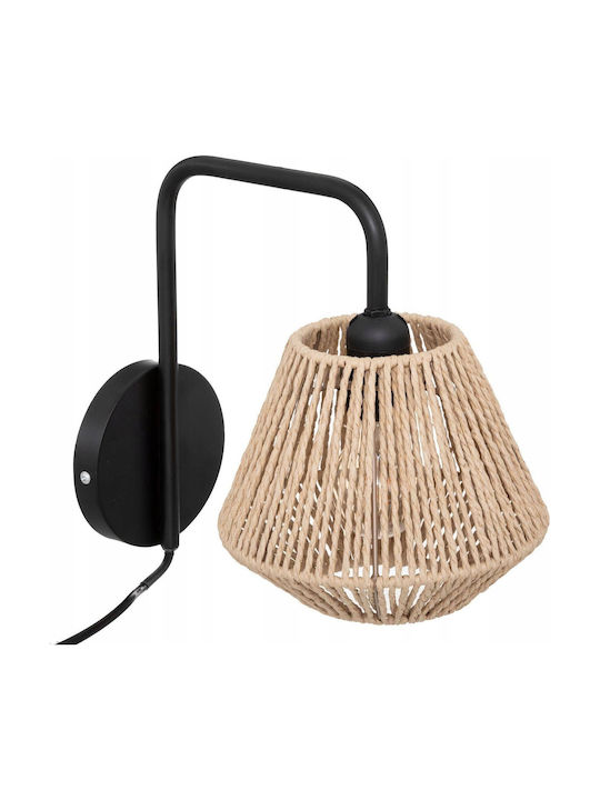 Atmosphera Jily Wandleuchte Mit Stecker Schwarz 150x25.5cm