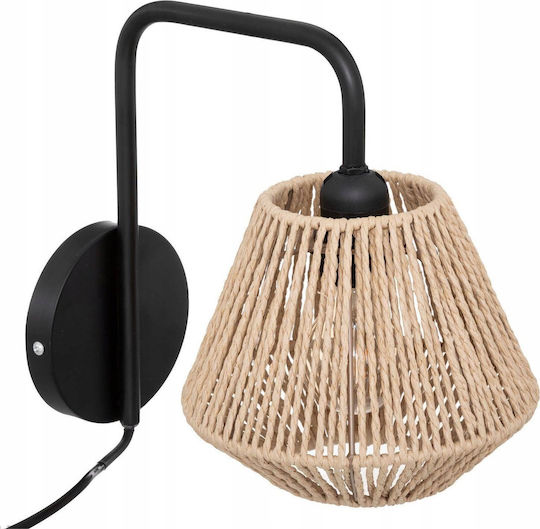 Atmosphera Jily Wall Lamp With Plug Black 150x25.5cm Atmosphera Jily Wall Lamp With Plug Black 150x25.5cm