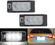 Cautex Lumini pentru plăcuțele de înmatriculare Lumini LED 12V pentru Audi A4 / A5 / Q5 / Magazin online Skoda Yeti / Fabia / Superb Volkswagen Passat 2buc