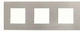 Geyer Switch Frame 3 Positions Horizontal Installation in Gold Color 703052G