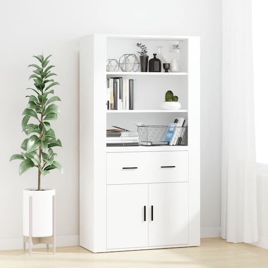 Стояща На Пода Офисна Бяла 80x33x70см