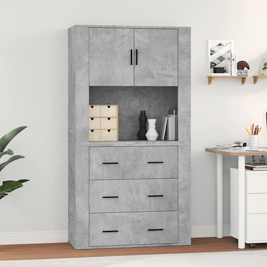 Wooden Office Cabinet 80x33x70cm