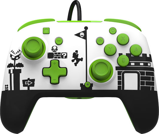 PDP Rematch Cu fir Gamepad pentru Switch Retro Mario