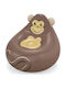 Sessel Cozy Critters Brauner Affe 72x72x64cm 1Stück