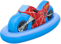 Bestway Spiderman Kids Inflatable Ride On with Handles Blue 170cm