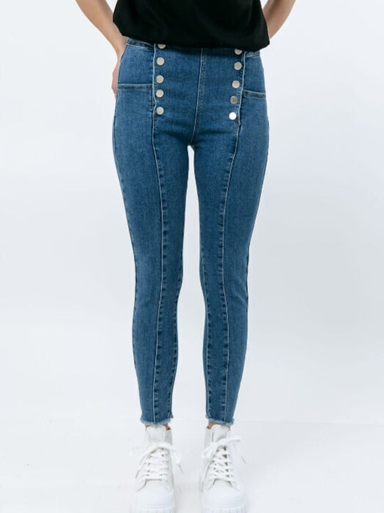 Freestyle High Waist Women's Jean Trousers