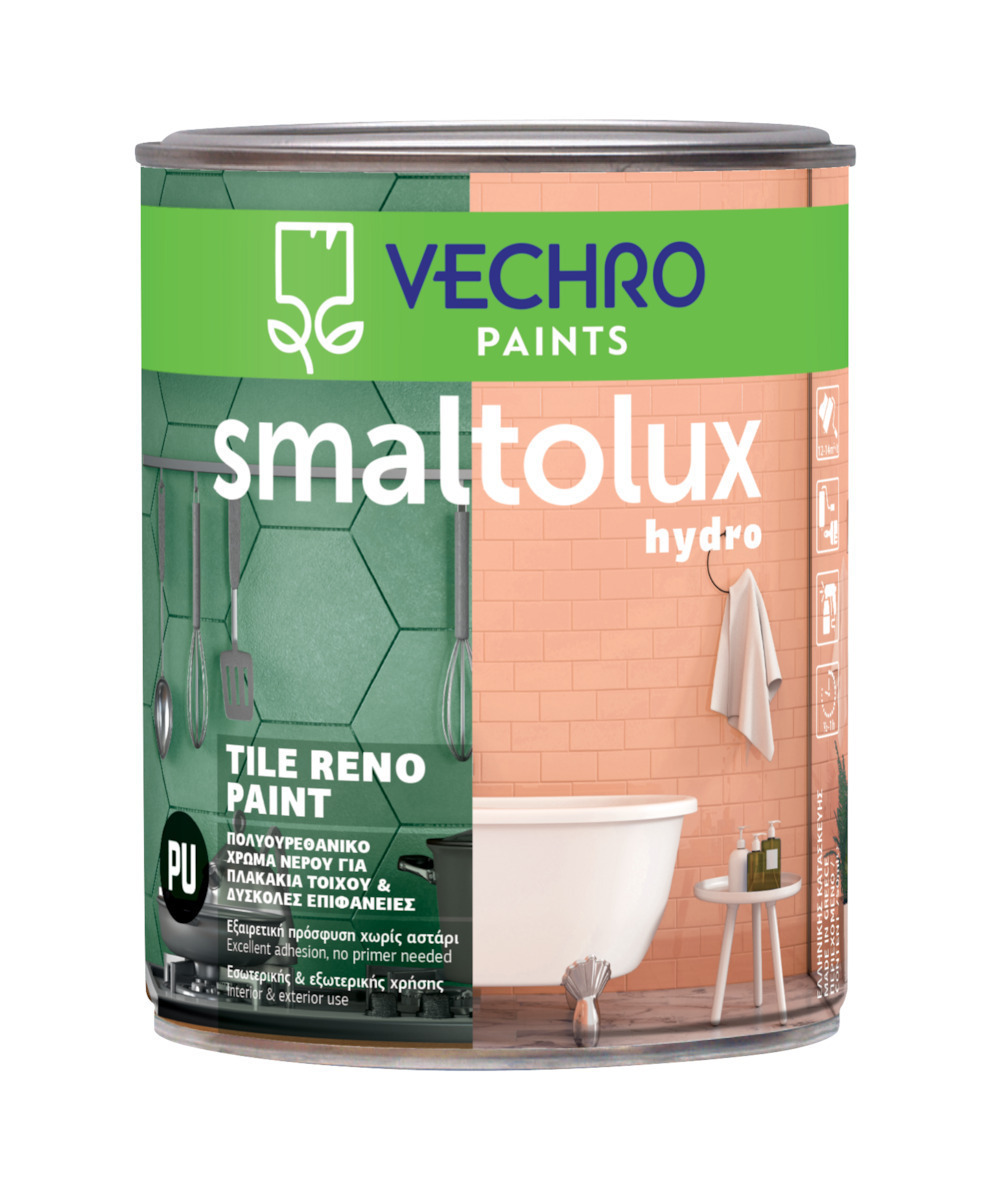 Vechro Polyurethane Paint Acrilyc White 750ml Skroutz.cy