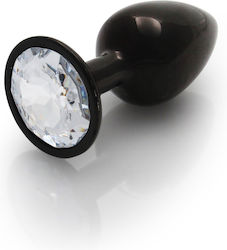 Shots Ouch Metal Butt Plug Πρωκτική Σφήνα Small Gunmetal / Diamond
