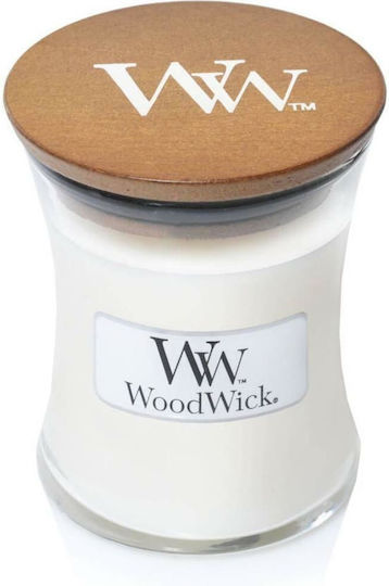 WoodWick Aromatische Leinen Kerze im Glas Weiß WoodWick Aromatische Leinen Kerze im Glas Weiß