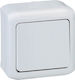 Geyer Waterproof Wall-mounted Electrical Wall Switch Double with Gray Frame