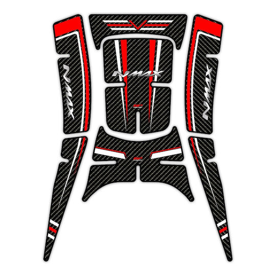 GPK Motorcycle Frame Protectors Yamaha NMAX Red