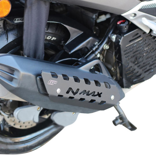 GPK Προστατευτικό Εξάτμισης Μοτοσυκλέτας Yamaha NMAX 2015-2020 Μαύρο